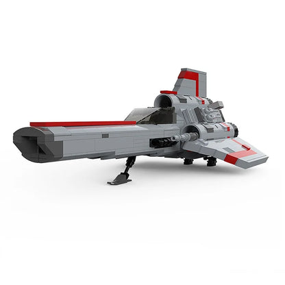 MOC Battleship Colonial Viper MK1 Building Blocks 616pcs Toys for Adults Assembled Birthday Gift