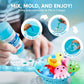 JOYFY Aqua Elf Water Gel Kit Magic Fairy Water Toy Kit with 10 Magic Gels 12 Sea Creature Molds for Presents Birthday Gifts