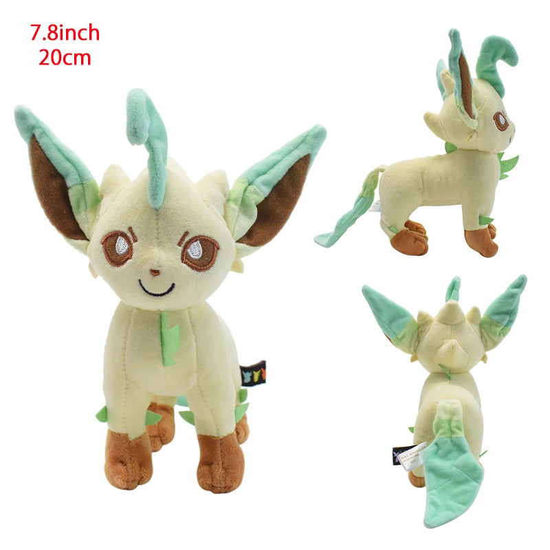 14 Style Standing Eevee Plush Toy Pokemon Shiny Umbreon Vaporeon Jolteon Flareon Espeon Leafeon Stuffed Doll Peluche Gift