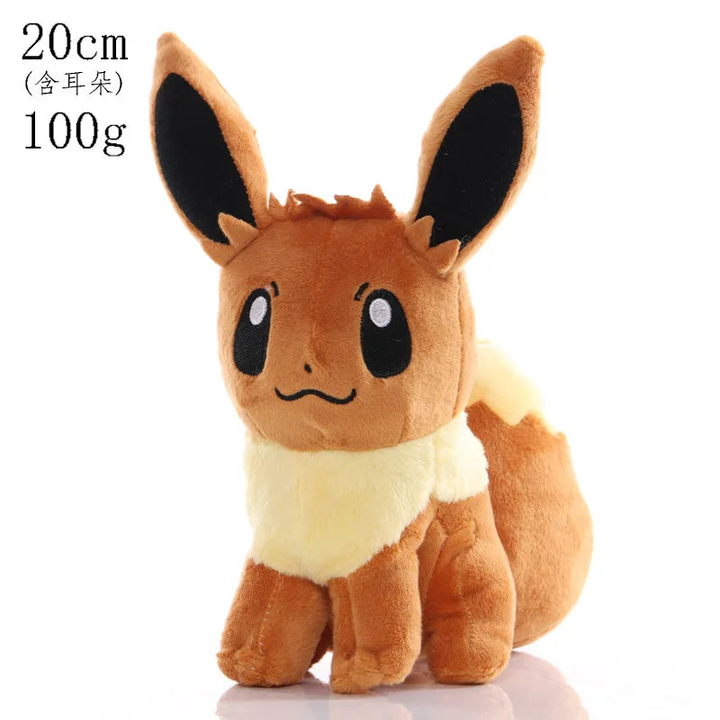 Pokemon Eevee Collection Plush Flareon Vaporeon Stuffed Doll Anime Espeon Umbreon Glaceon Leafeon Sylveon Toys Hobbis Kid Gift