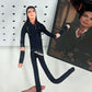 28cm Michael Jackson Bendable Stuffed Doll Plushie with Skeleton Body Abstract Ornament for Fans Surprise Gift