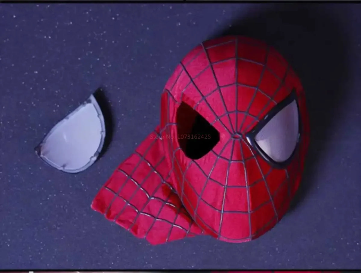 Hottoys New Amazing Spider-Man 2 Handcrafted High-Quality Mask Spiderman Garfield's Version Of Peter Parker Halloween Xmas Gift
