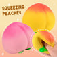 Soft Peach Fruit Squishy Toy Slow Rising Stress Relief for Kids & Adults Slow Rising Stress Relief Fidget Toy Novelty Gifts