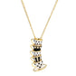 Tea Cup Charming Sweater Pendant Necklace for Women Plated Gold Choker Chain Necklace Simple Gothic Choker Accessories