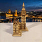 1 Wooden DIY Big Ben Clock, a Creative 3D Jigsaw Puzzle, Ideal as a Festive Gift or Home Decoration.