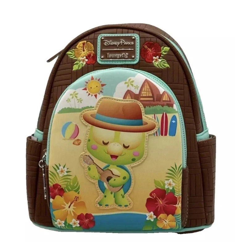 Princess Series Backpack Belle/Ariel/Snow White/Cinderella Stained Glass Portrait Mini Backpack Womens Bag Wallet