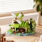 479PCS Forest Cabin Mini Building Blocks Set City Street View Greenhouse Windmill Tree House DIY Model  Birthday Gift