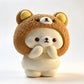Realistic Dessert Food Rilakkuma Squishy Toy Slow Recovery Cute Cartoon Squeeze Stress Relief Fidget Sensory Decompression Gift