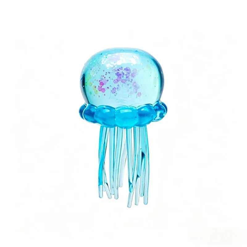 Kawaii Jellyfish Maltose Squishy Toy Super Soft Colors Cute Jellyfish Modeling Stress Relief Relax Fun Toy for Friends Gifts