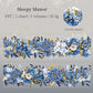200cm/Roll PET Tape Flowers Four Seasons Series Plant Landscaping Handbook DIY Material Loop Sticker