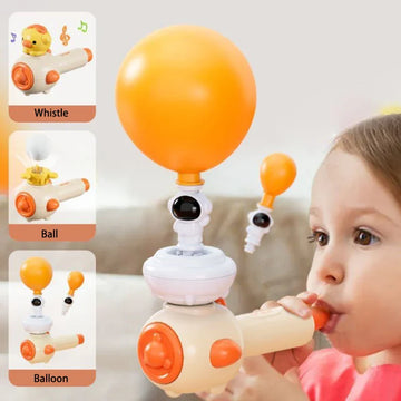 Montessori Whistle Ball Toy – Blow Pipe Sensory Educational Toy