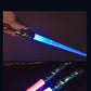 Colorful Glowing Sword Toys Laser Sword Lightsaber Red and Blue Double Saber Telescopic Music Cosplay Cool Flashing Children Toy