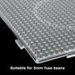 5mm Fuse Beads Pegboards Large Plastic Bead Pegboard Fuse Beads Boards with Beads Square Peg Boards Kit for Kids DIY Craft Beads
