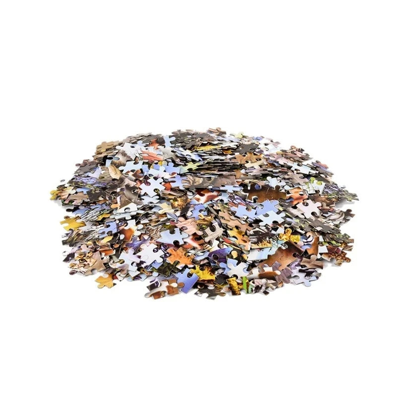 75*50cm Adult 1000 Pieces Jigsaw Puzzle World Landmark Beautiful Landscape Paintings Stress Reducing Toys Christmas Gifts