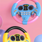 Children's Steering Wheel Toy, Simulated Co-Pilot 360-Degree Rotating Music Steering Wheel, Educational Enlightenment Toy