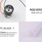Metal Handle RGB Cosplay Double-edged Lightsaber Sword 16 Colors Change LED Switchable Sound And Light For Boys Girls Gift