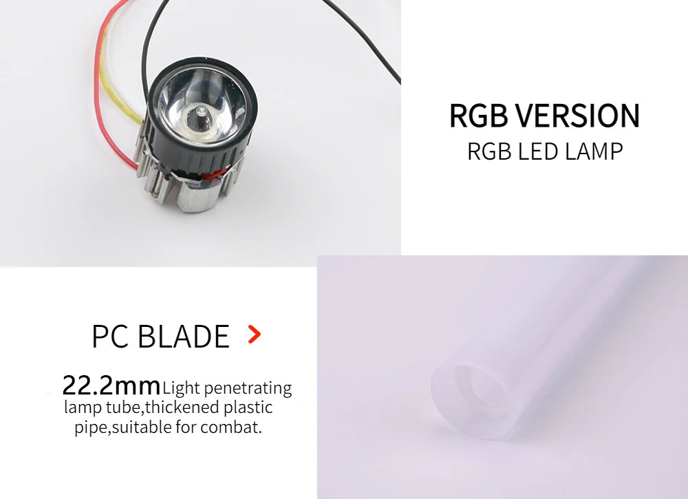 Metal Handle RGB Cosplay Double-edged Lightsaber Sword 16 Colors Change LED Switchable Sound And Light For Boys Girls Gift
