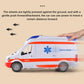 Mini Car Model Ambulance Model Sound And Light Vehicle Simulation Collection Toys Children's Birthday Gift
