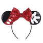 Mouse Ears Headhand for Girls Adults Cute Cartoon Party Cosplay Hair Accessories Sequin Bows Hairband Toys