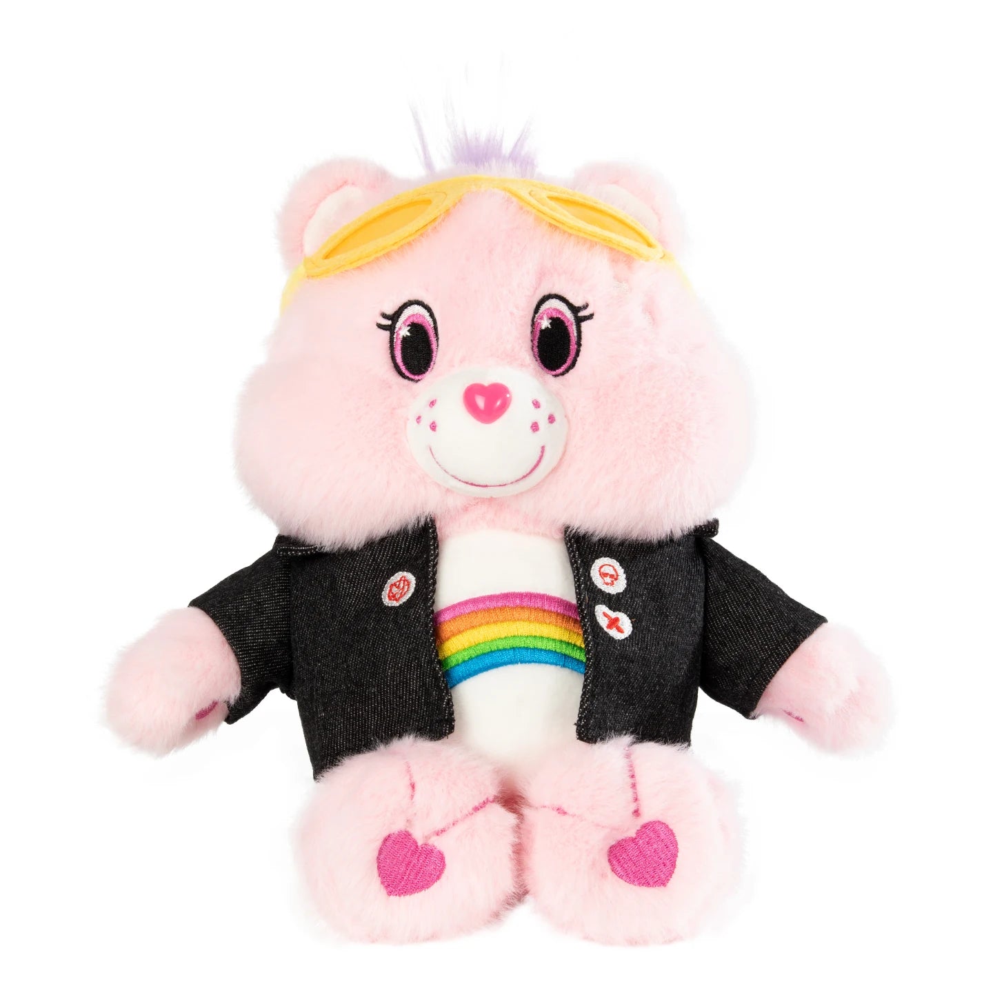 Care Bears 33cm Plush Toy Cartoon Dolls Cute Stuffed Bear Toys Denim Jacket Soft Animal Doll Gift Home Decor Ornament Collectib