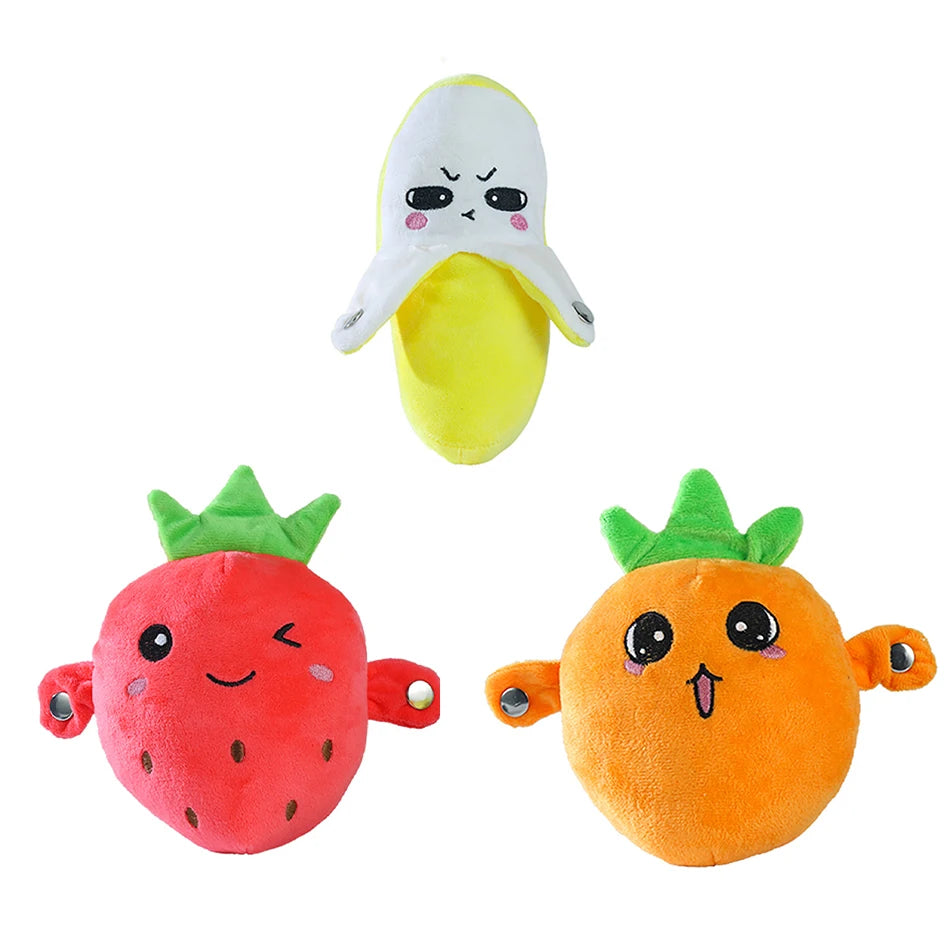Interactive Banana Musical Plush Toy Soft Sensing Beat Piano Two Player Rhythm Game Novelty Couple Family Party Sensory Gift