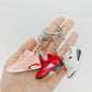 3pcs Shoe Keychain 3D Multi-style Pendant Keychain Model Creative Ins Trendy Ornament A Gift For Sports Enthusiasts
