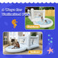White Bounce House with Pump Kids Ball Pit Bounce House for Kids 3-6 Birthday Indoor or Outdoor Playhouse Customization/Halloween Decorations