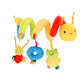 Colorful Label Bed for Infant 0-12 Months, Hanging Baby Comfort Toys Around the Bed, Safety Seat Comfort Toys with BB Squeaker