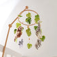 Baby Crib Mobile Rattle Toy For 0-12 Months Cartoon Felt Forest Animal Bed Bell Hanging Wooden Bracket Mobile Newbaby Rattle Toy