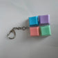 KeychainToy Press Stress Relief Fidget Button Key Caps Key Ring Keyboard Keychain Adult Stress Reduction Toys Finger Party Gift