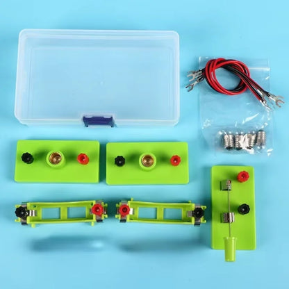 Basic Circuit Electricity Learning Kit DIY Physics Children Educational Manual Toys STEM Experiment Hands-On Ability Tools Gifts
