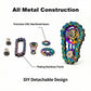 Bicycle Chain Finger Spinner, Silent CNC Machined Stainless Steel Gear Fidget Toy for Adults, Office Stress Relief & Focus Tool,