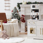 Robud Modern Wooden Play Kitchen Durable Construction with Realistic Accessories Unique Role Play Birthday Gift for Toddlers 3+