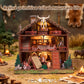 DIY Miniature Dollhouse Totem Book Nook Kit Coyote 3D Wooden Puzzle Building Blocks Puzzle Model Building Home Decoration Gifts