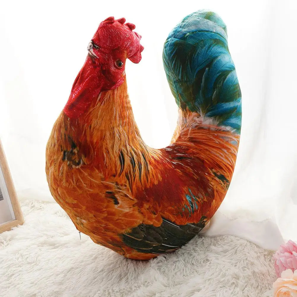Simulation Hen Bird Goose Plush Doll Pillow Cushion Toy Creative Plush 3D Bird Plush Toy Stuffed Chicken Soft Stuffed Toy