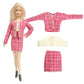 NK 1/6 Doll Princess Hot Sell Fashion Doll Dress Pink Suit For 11.5 Inch Doll Clothes Hat For 29CM Dolls Accessories Gift Toy JJ