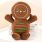 Gingerbread Plush Toy – Caramel Chocolate Stuffed Xmas Cushion Doll