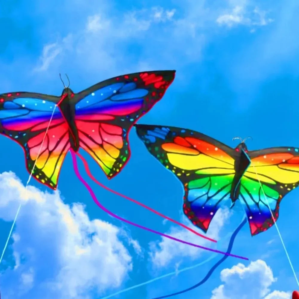 Butterfly Kite Steering Beautiful Butterfly 1.45m Kite Air Bounce with Kite Line Children's Kite Outdoor Sports