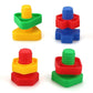 5Set Screw Building Blocks Plastic Insert Blocks Nut Shape Toys for Educational Toys Montessori Scale Models Gift