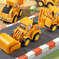Engineering Vehicle Model Press Sliding Car Excavator Bulldozer Children Educational Construction Vehicle Toy Kids Boy Gift