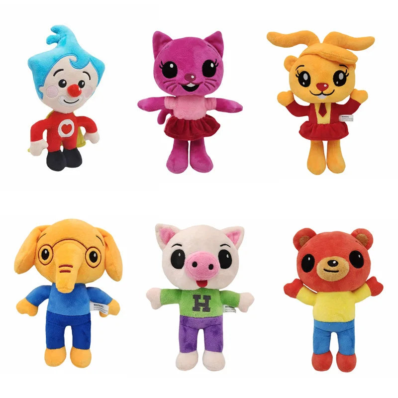 2025Plim Clown Plush Toy Doll Kawaii Cartoon Anime stuffed Plush Toys Doll Soft Clown Plush Toy Birthday Gift For Kid Children