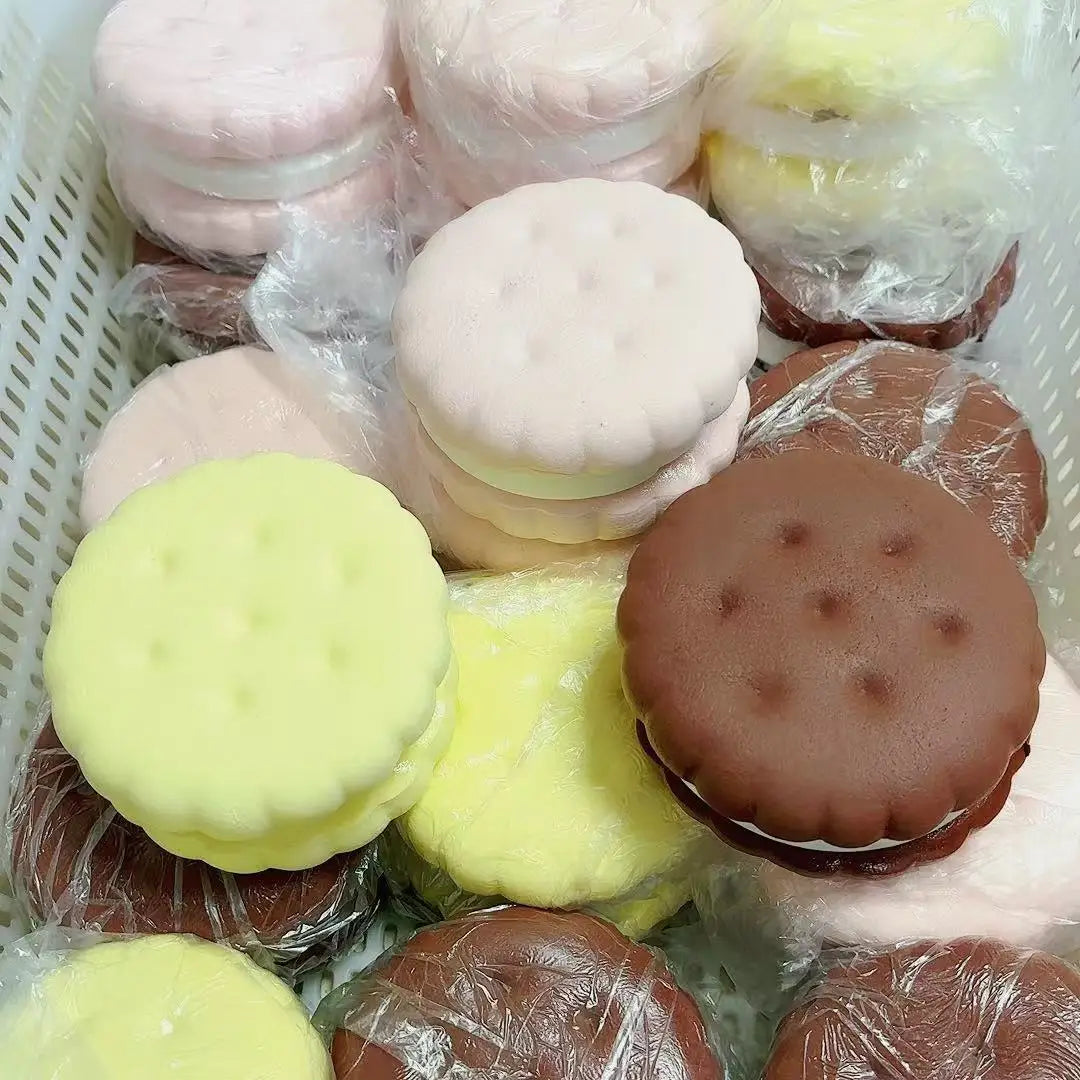 CV Squishy Simulated Cake Squeeze Toy Stress Relief Slow Rising Sensory Fidget for Anxiety ADHD Autism Gifts Adults ASMR Fun