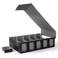 Trading Card Storage Box 5-Row 3900+ Capacity,TCG MTG Card Case with Magnetic Lid & Commander Display,Top Loader Storage for Sports Cards