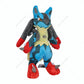 Pokemon Anime Kawaii Shiny Lucario Plush Doll Cartoon Peluche Stuffed Toy Cosplay Room Decoration Collection Kids Gifts