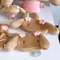 Kawaii Sanrio Mocha Brown Cinnamoroll Plush Storage Bag Niche Handheld Makeup Bag Cute Sweet Girly Pencil Case Children Gifts