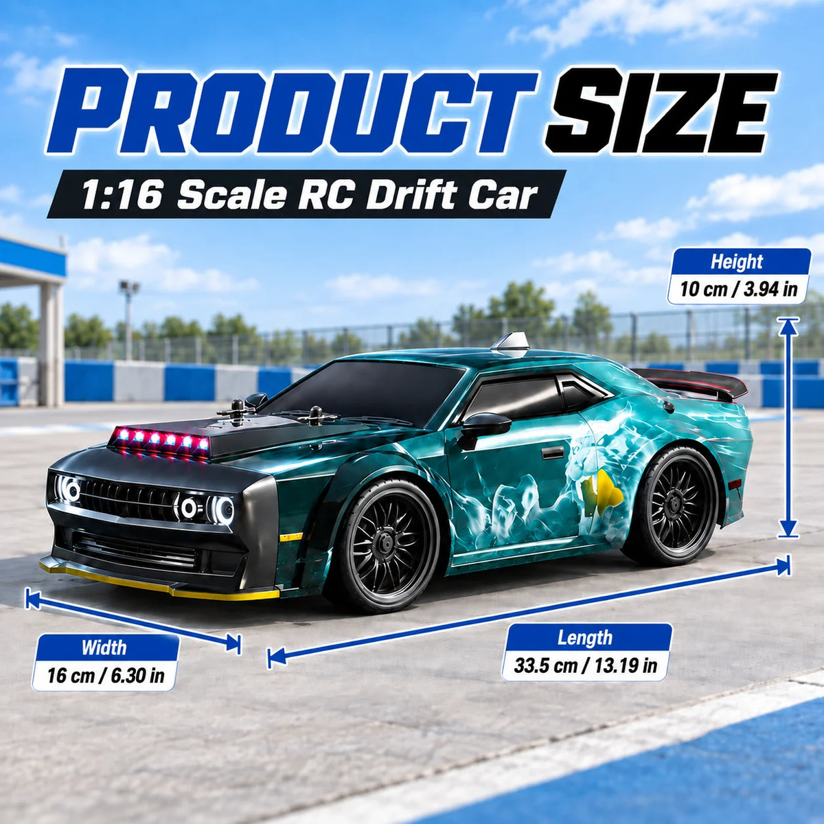 ZNLYRION 70KM/H RC Toy SG216PRO 4WD RC Drift Car 1:16 Scale  2.4G Remote Control Brushless Racing Car With LED Lights for Adults