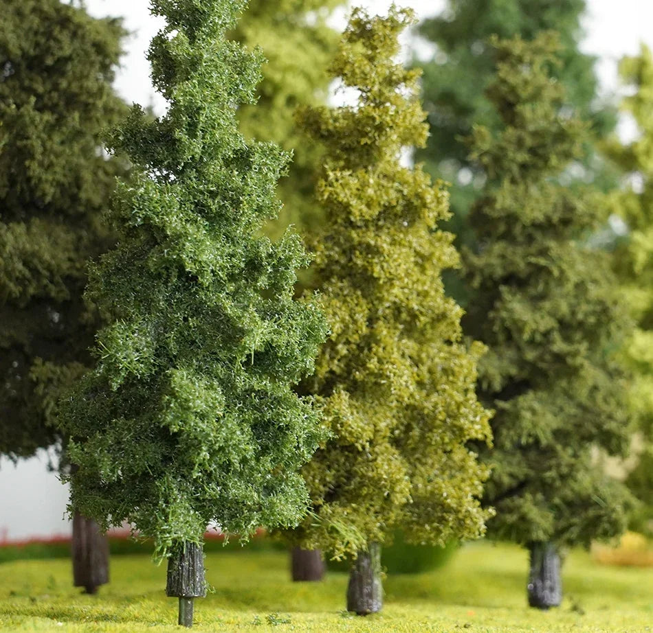 14/21cm Model Train Layout Wire Tree Model Simulation Tree Military Sand Table Material Handmade Diy Landscape Model Tree