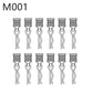 12pcs Body Shell Clip Pin with Fixing Mount For SCY 16101 16102 MJX 16208 16209 16210 M001 HBX SCY 1/16 RC Car Parts Accessories