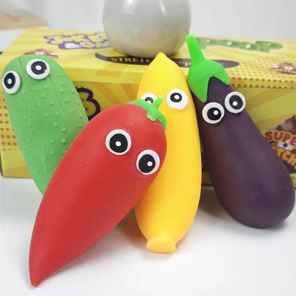 Vegetable Squeeze Toys Cute Simulation Food Squeezable Stress Relief Toys For Kids Children Adults Anti-Stress Toys