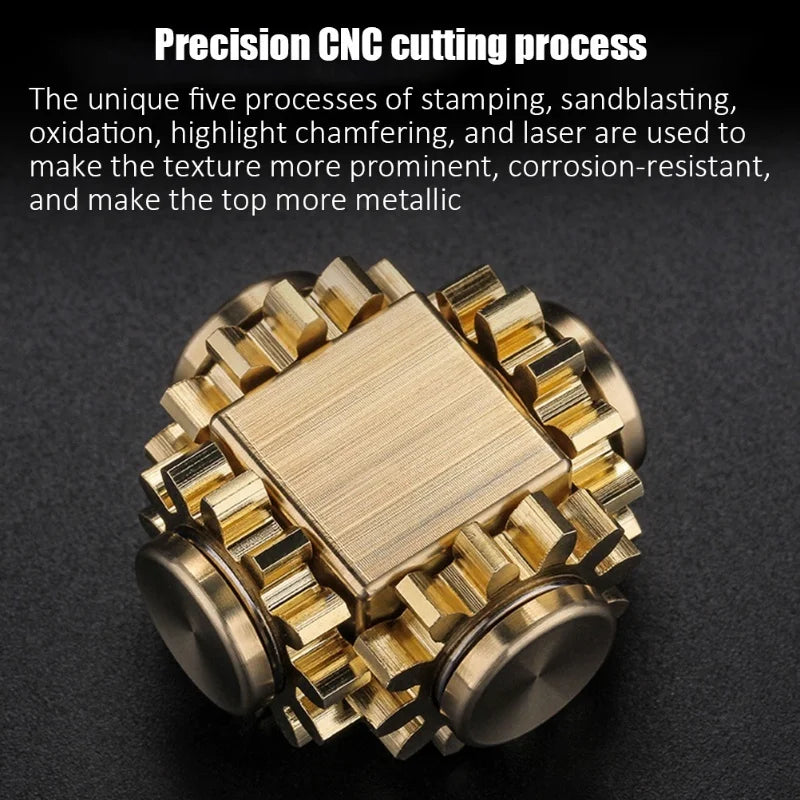 Fidget Toys Cube Metal Spinning Toy Stress Relief Toy For Adults Children Gifts